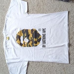 New Authentic Bape Big Ape Head T-Shirt Size XL